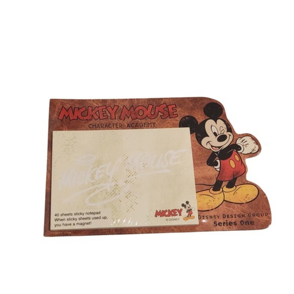 Disney Mickey Mouse Character Academy Magnetic Sticky Notepad Series One NEW